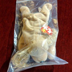 RARE TY Beanie Baby Spunky Cocker Spaniel w/ TAG ERRORS, PELLETS!